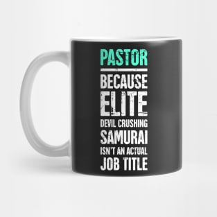 Funny Pastor Definition Mug